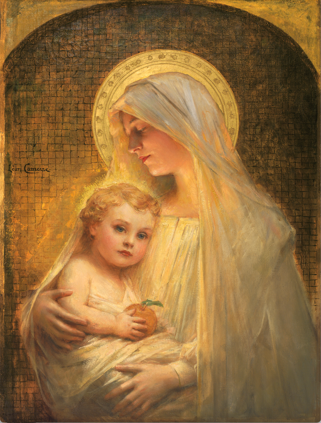 Virgin and Child, (c. 1885) by Léon François Comerre
