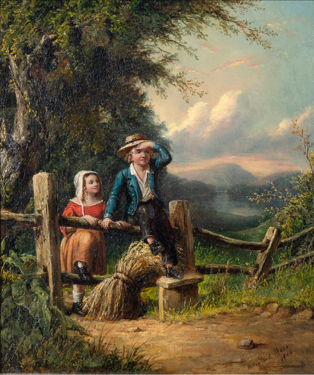 Looking Out Over the Valley by William Sanford Mason