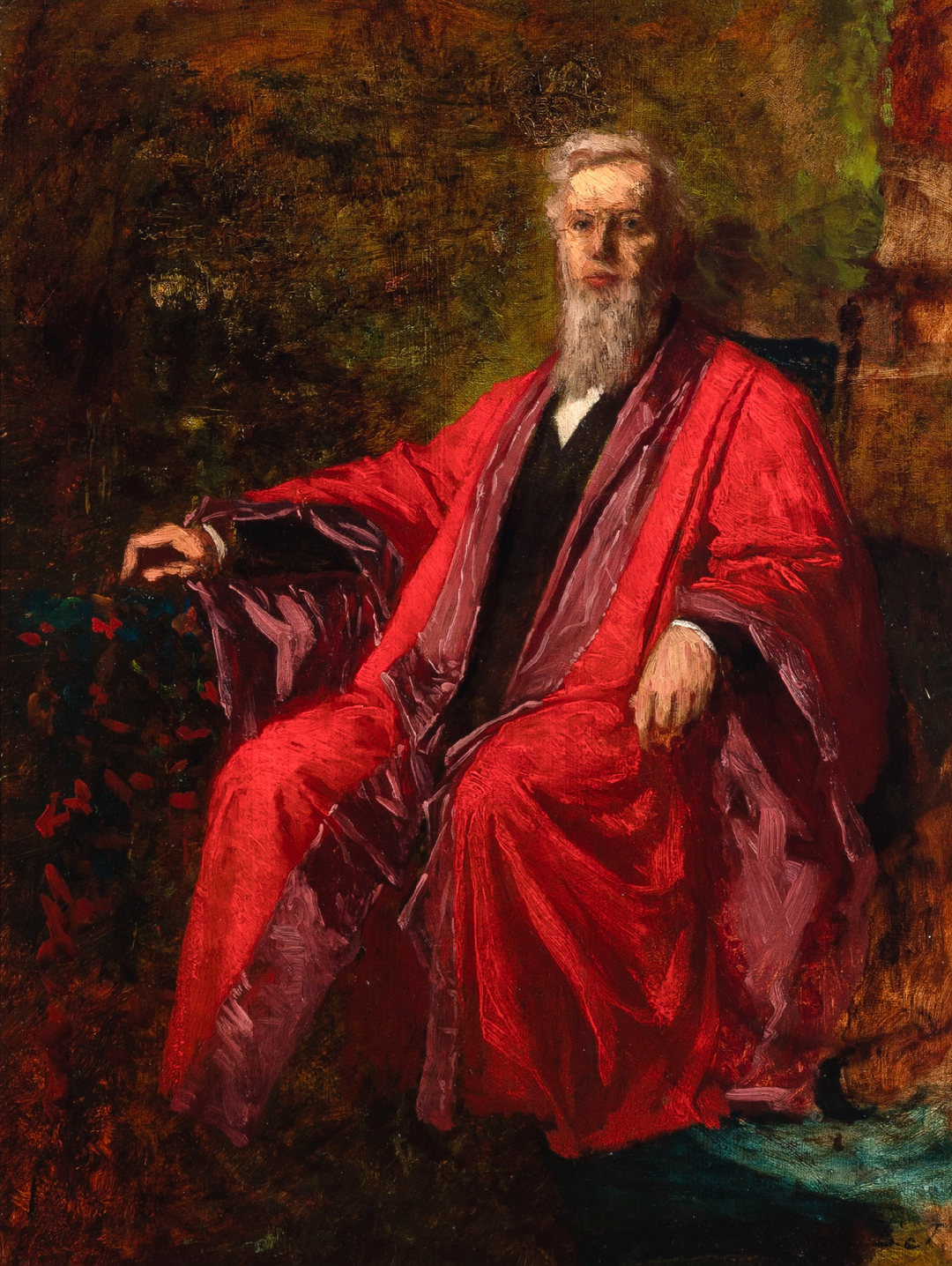 Portrait of Professor Barnard by Eastman Johnson