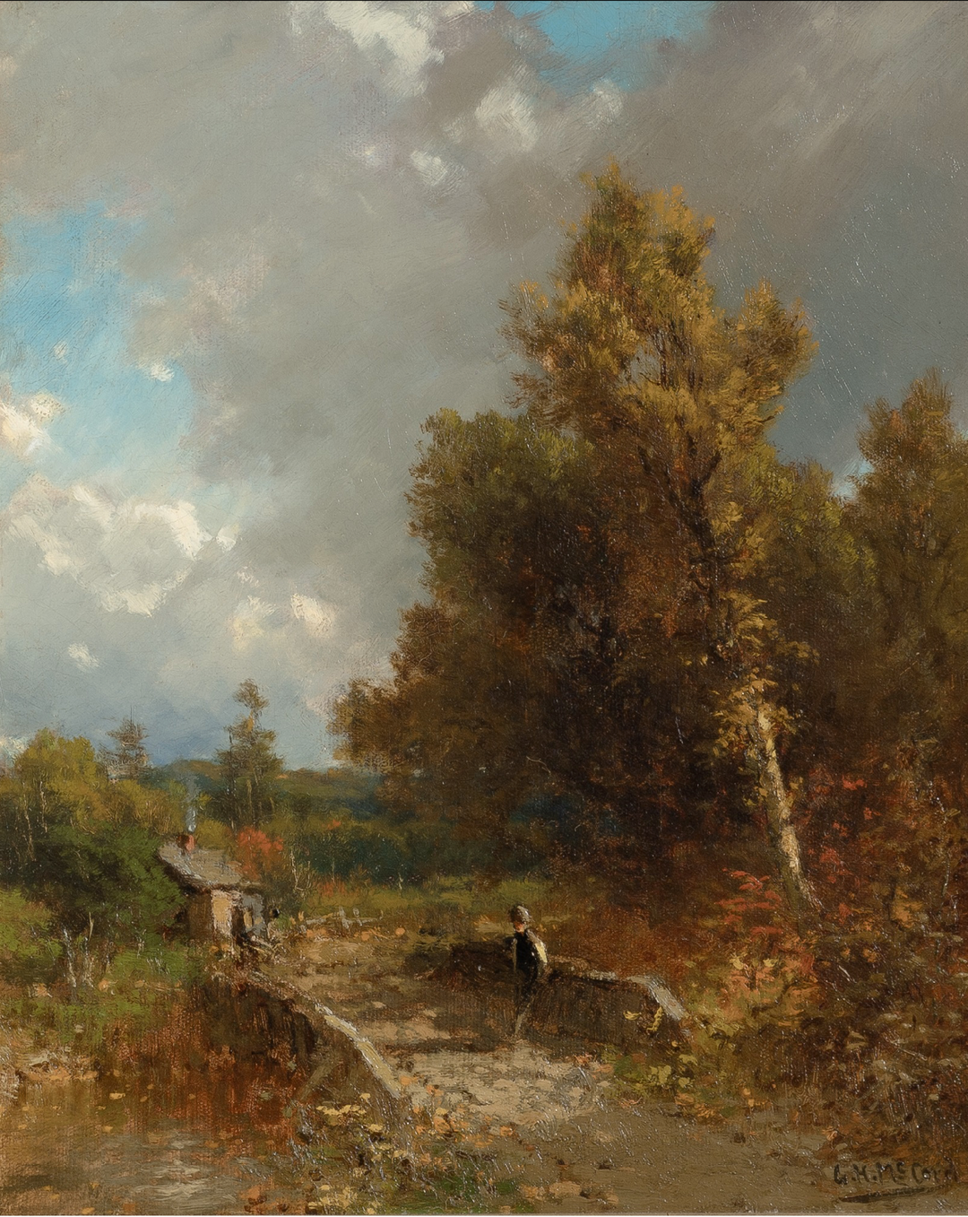 At the Stone Bridge by George Herbert McCord