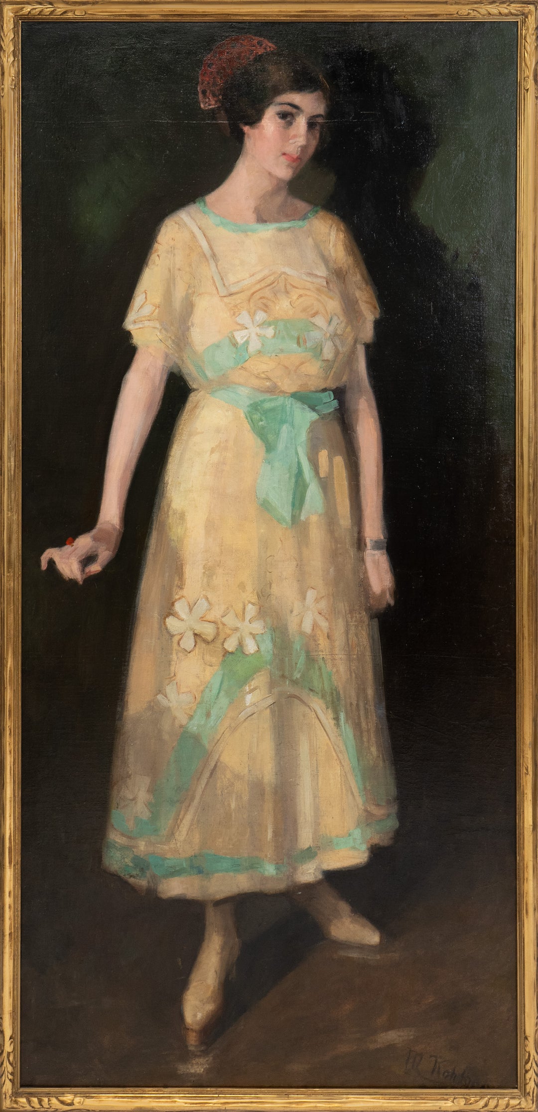 Portrait of Sara Kohlhepp, (1917) by Minerva Kohlhepp Teichert