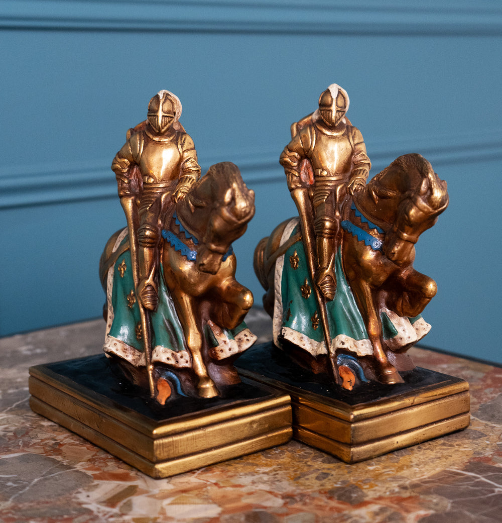 Pair of Knight Bookends