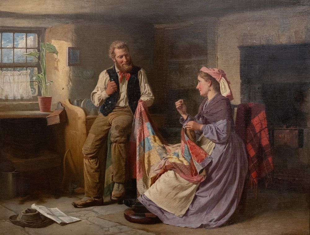 A Fine Quilt by William Henry Midwood