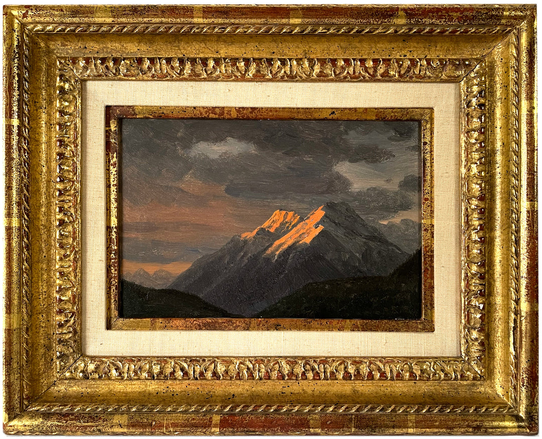 Mt. Timpanogos at Sunset by Albert Bierstadt