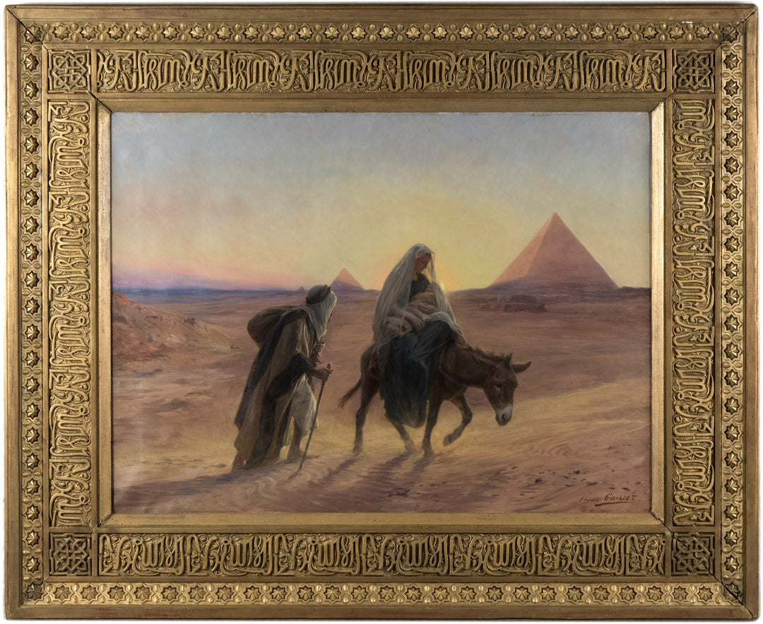 La fuite en Égypte by Eugène Girardet