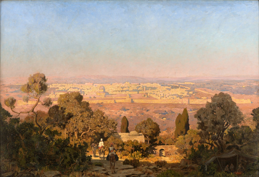 View of Jerusalem by Carl Wuttke