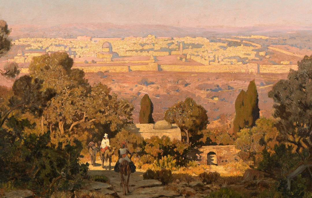 View of Jerusalem by Carl Wuttke