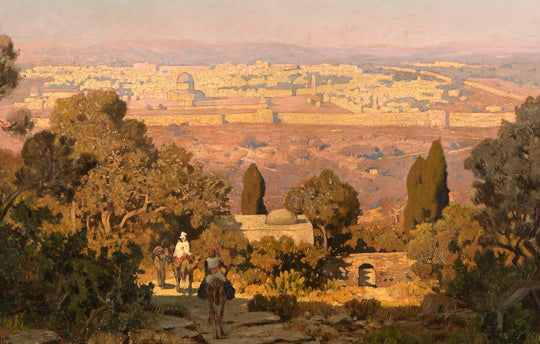 View of Jerusalem by Carl Wuttke