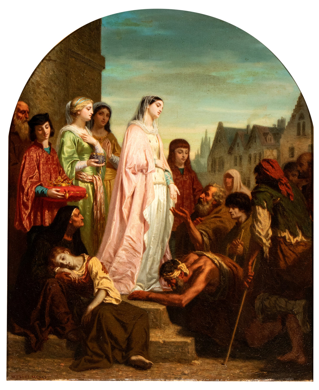 Saint Elizabeth of Hungary by Hugues Merle