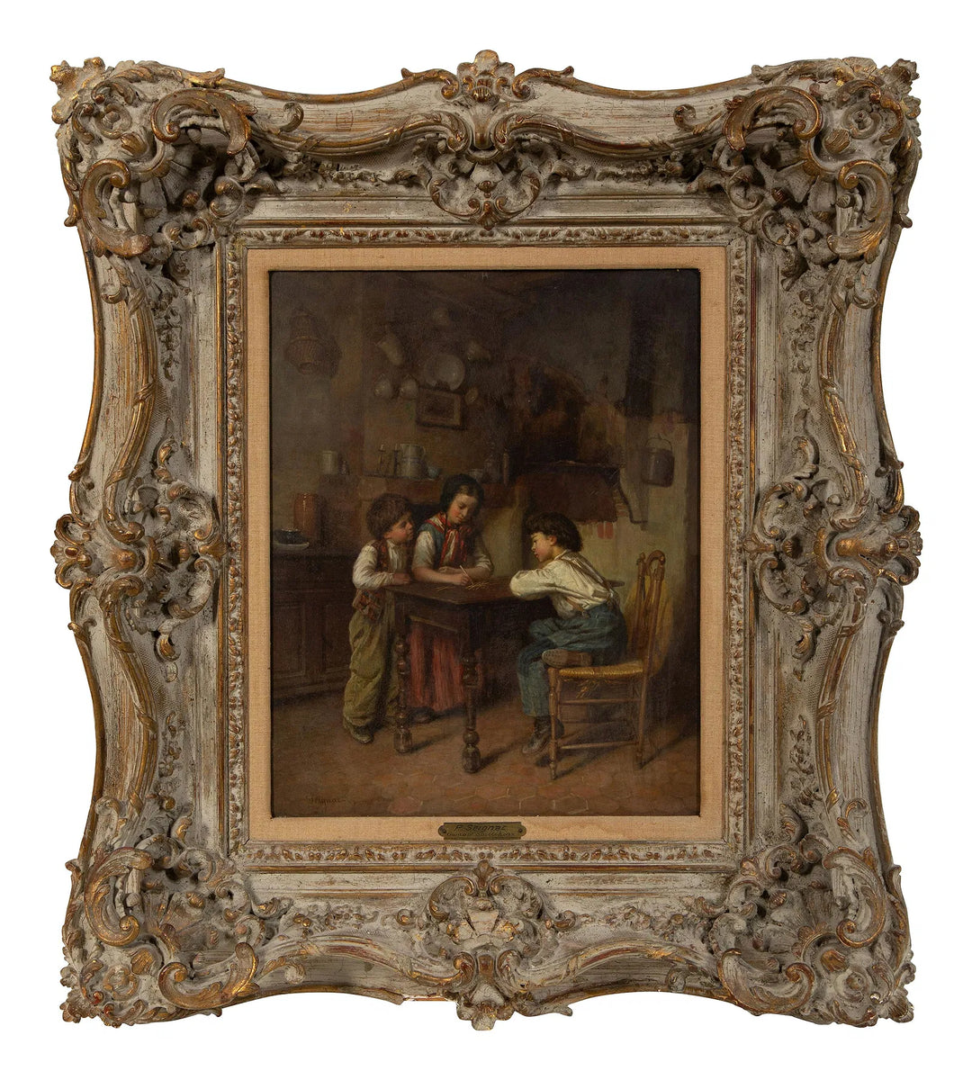 A Game of Spillikins by Paul Seignac