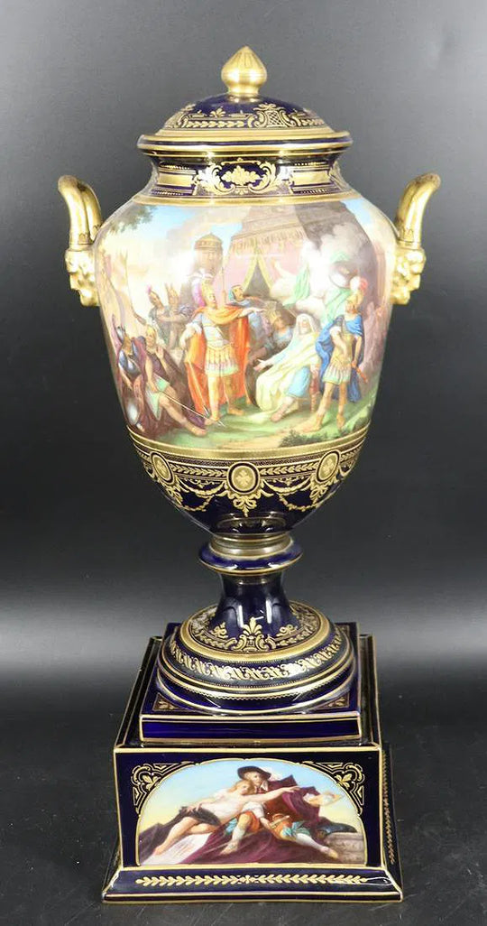 Royal Vienna Porcelain Covered Urn