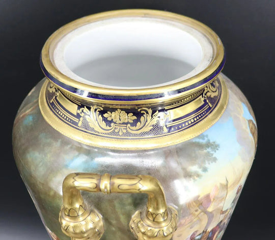 Royal Vienna Porcelain Covered Urn