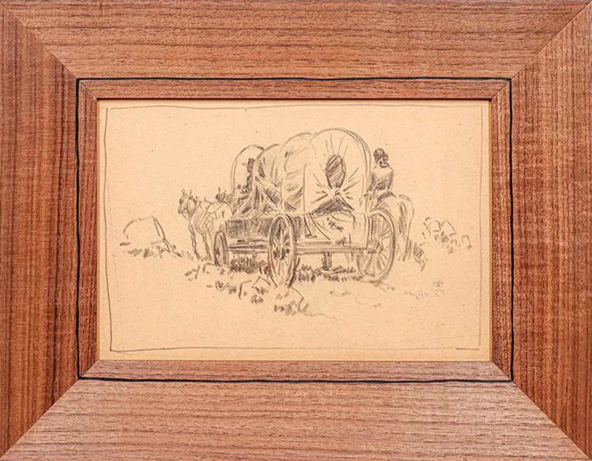 Navajo Wagon by Maynard Dixon – Anthonys Fine Art & Antiques