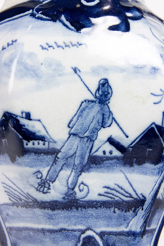 Dutch Delft Five-Piece Garniture