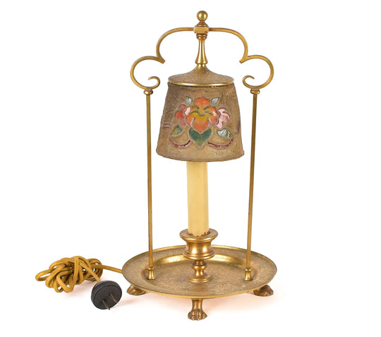 Tiffany Doré Gilt Boudoir Lamp