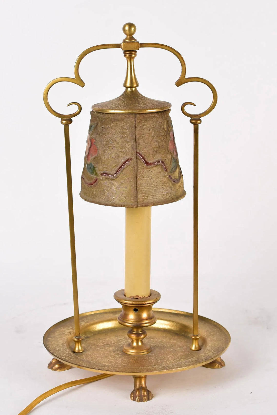 Tiffany Doré Gilt Boudoir Lamp