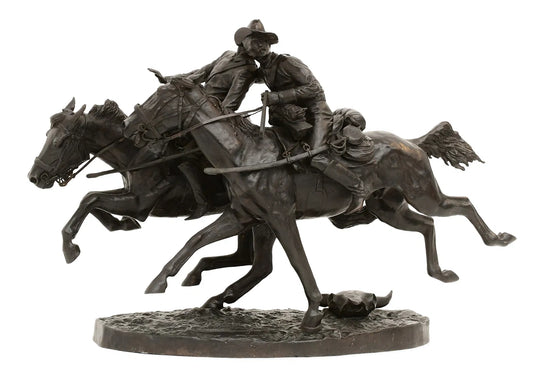 The Wounded Bunkie by Frederic Remington