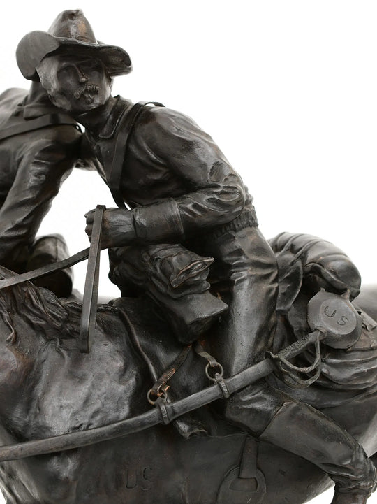 The Wounded Bunkie by Frederic Remington