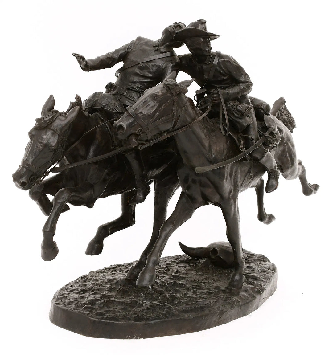 The Wounded Bunkie by Frederic Remington