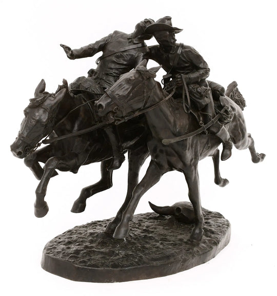 The Wounded Bunkie by Frederic Remington