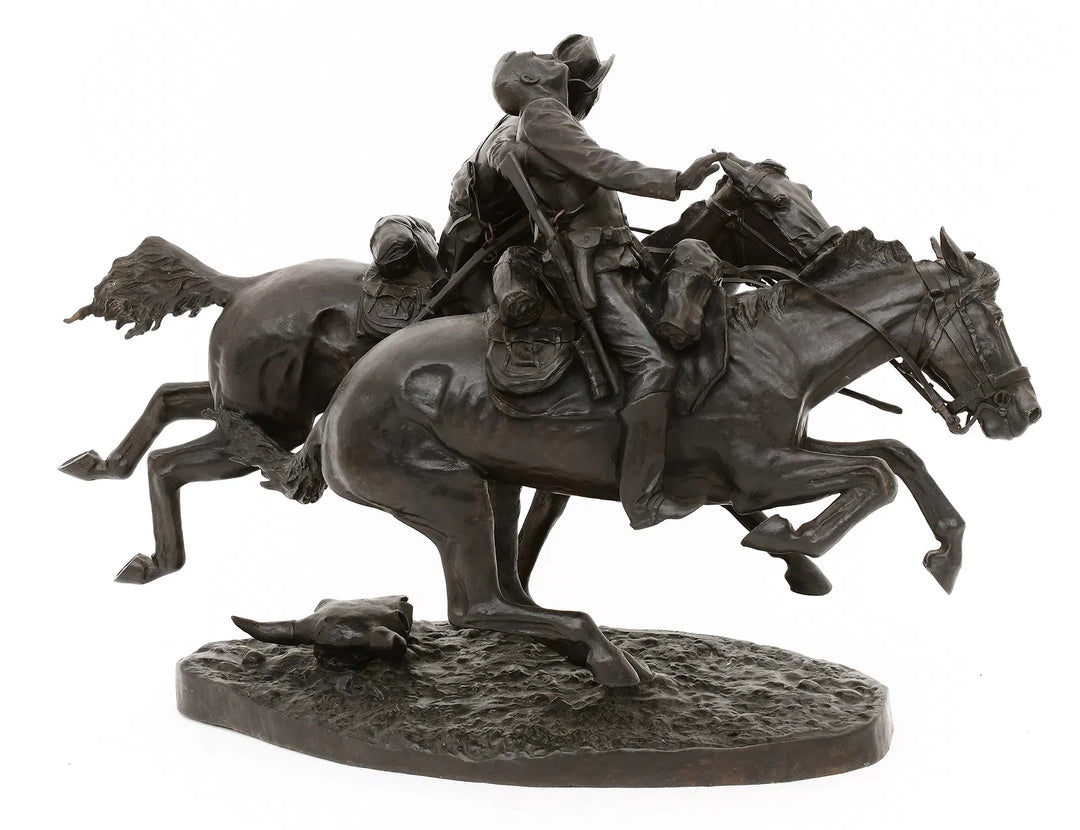 The Wounded Bunkie by Frederic Remington