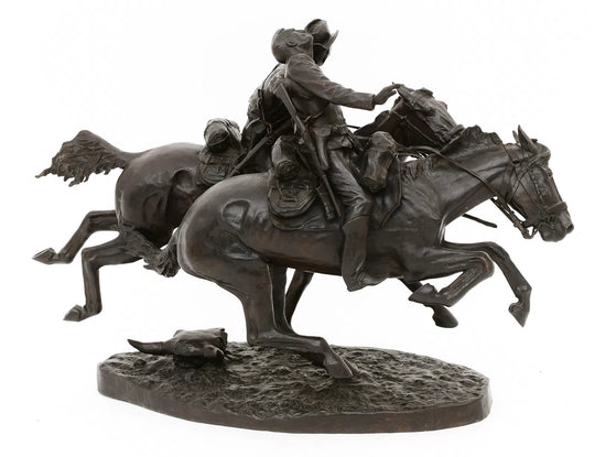 The Wounded Bunkie by Frederic Remington