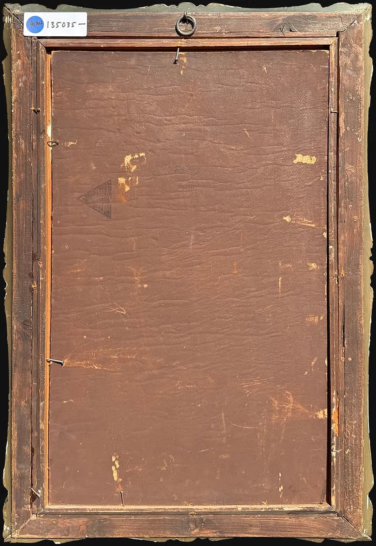 Traveler with Walking Stick by Tina Blau