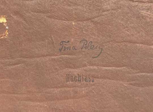 Traveler with Walking Stick by Tina Blau