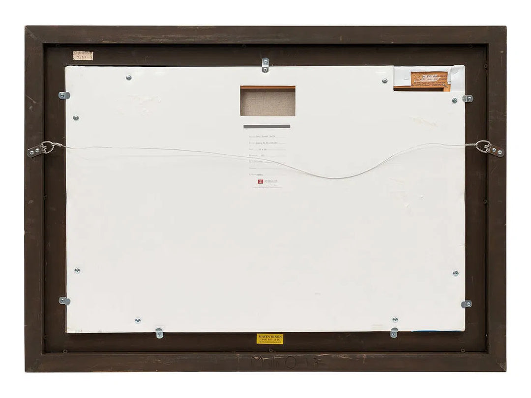 Santa Fe Hollyhocks by Gary Ernest Smith