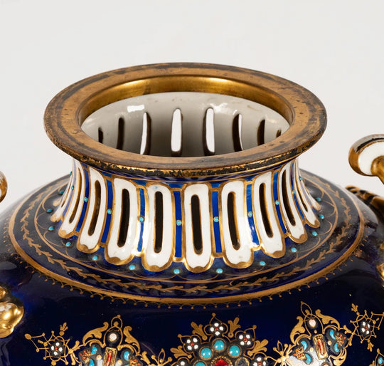 French Ormolu and Porcelain Mantel Clock
