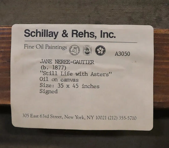 Still Life with Asters by Jane Nérée-Gautier