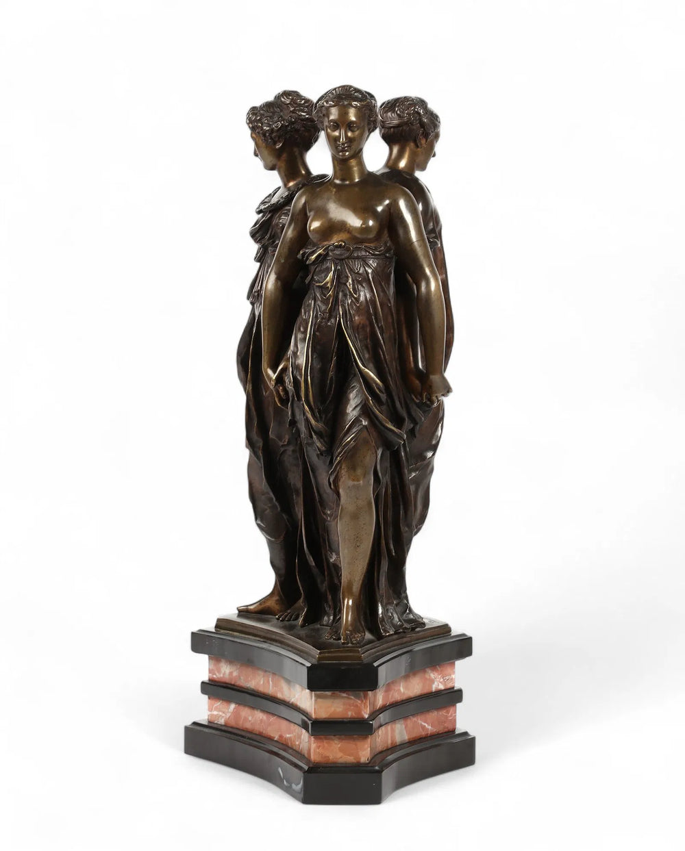 A French Bronze Figural Group: The Three Graces