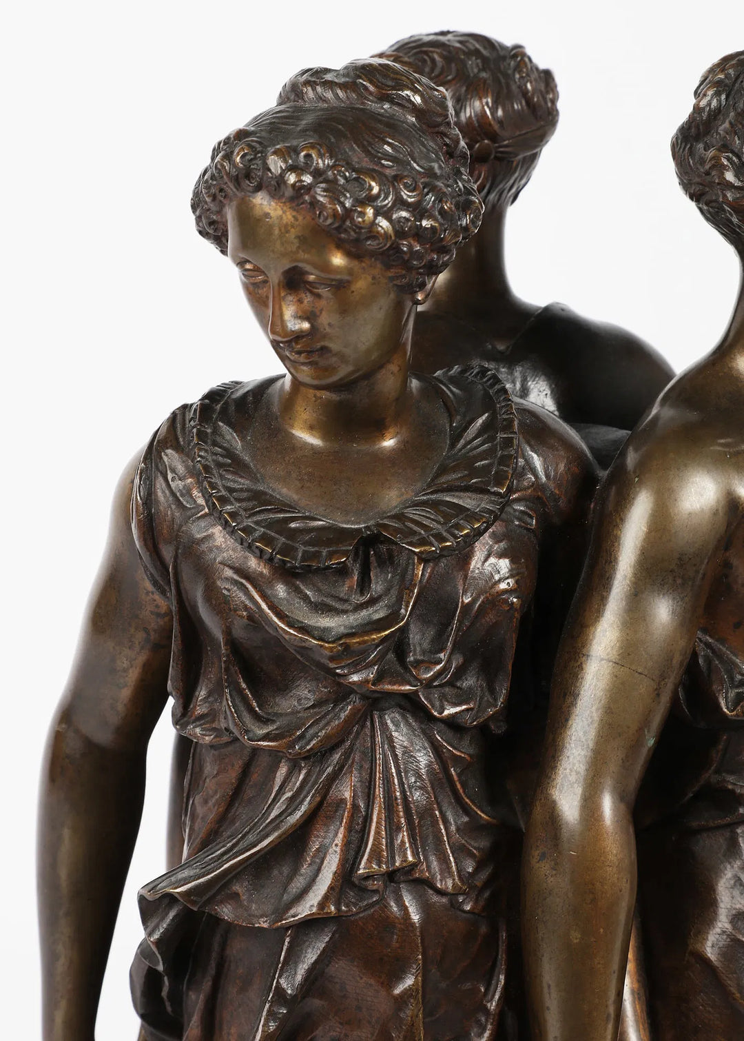 A French Bronze Figural Group: The Three Graces