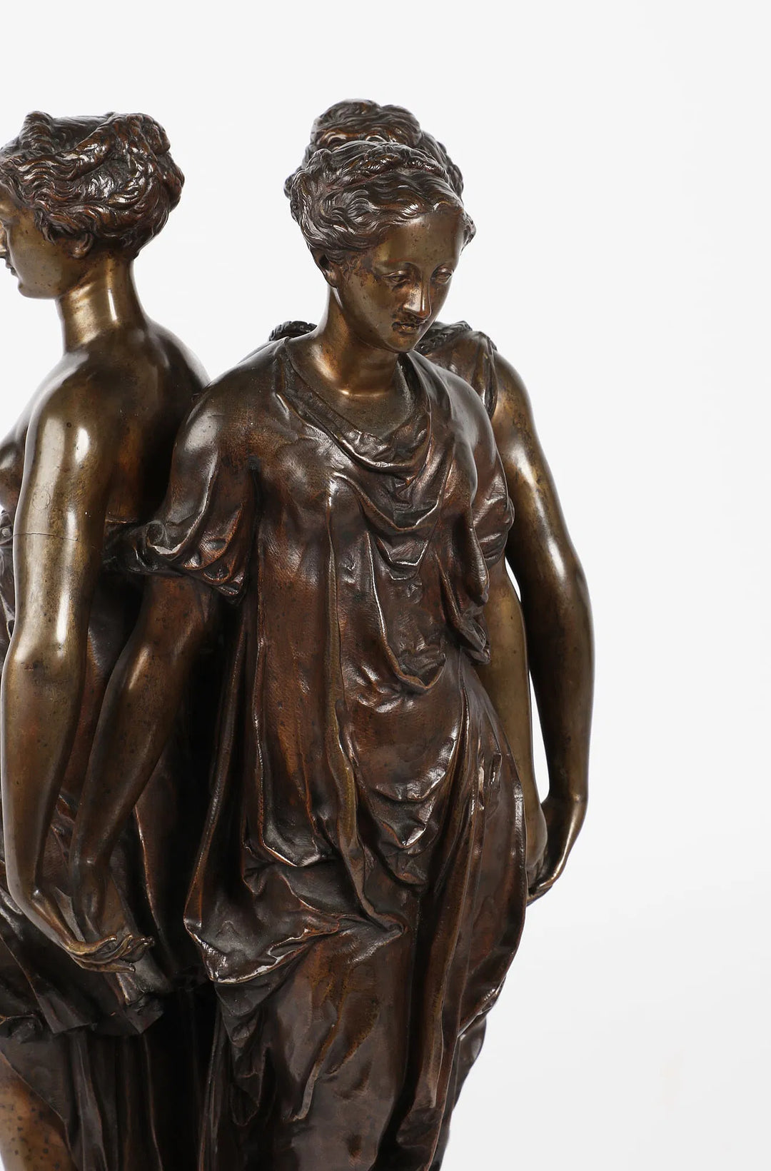 A French Bronze Figural Group: The Three Graces