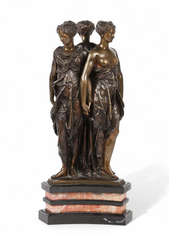 A French Bronze Figural Group: The Three Graces