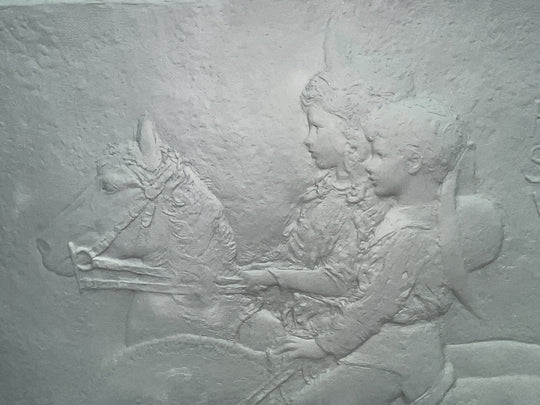 Flora and Sonny Boy Whitney by James Earle Fraser