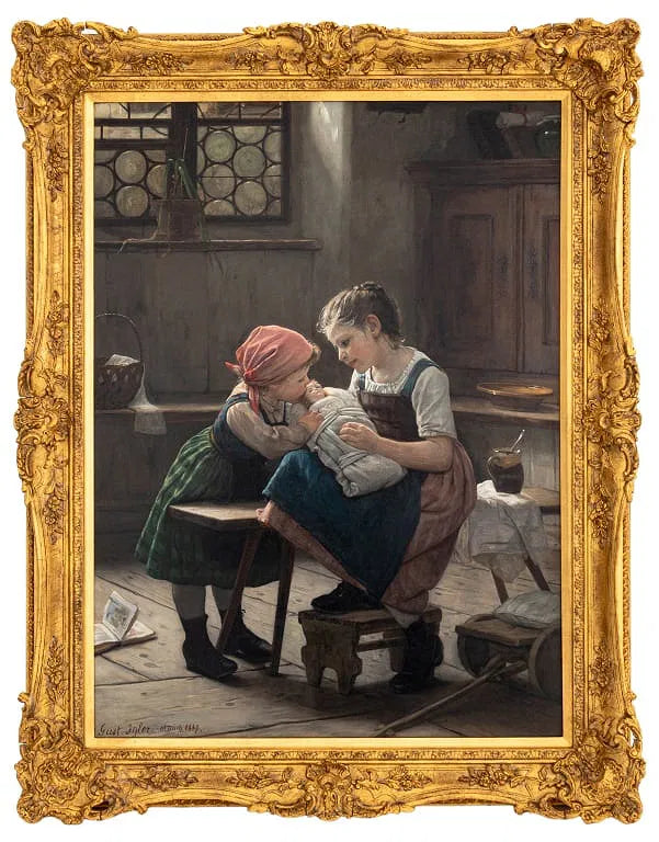 Playing Mother by Gustav Igler
