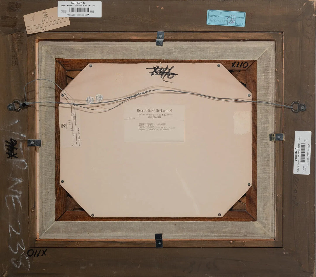 The Baby’s Bottle by Robert Vonnoh