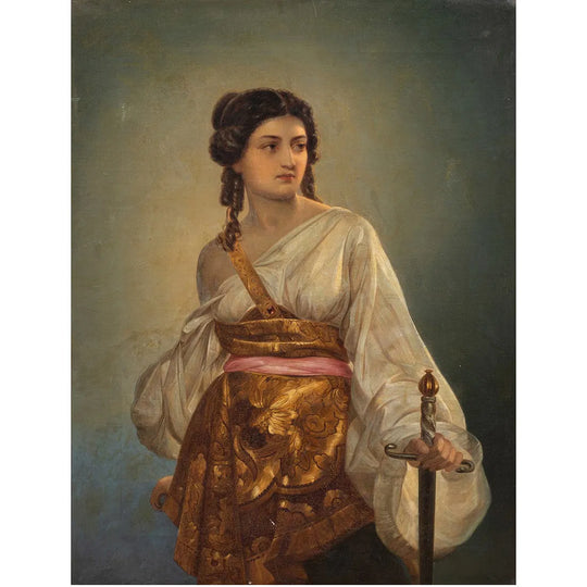 Portrait of Judith Facing the Assyrians by Rosa Hohenberg