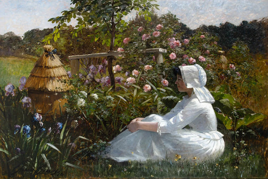 In a Field of Flowers by Abbott Fuller Graves