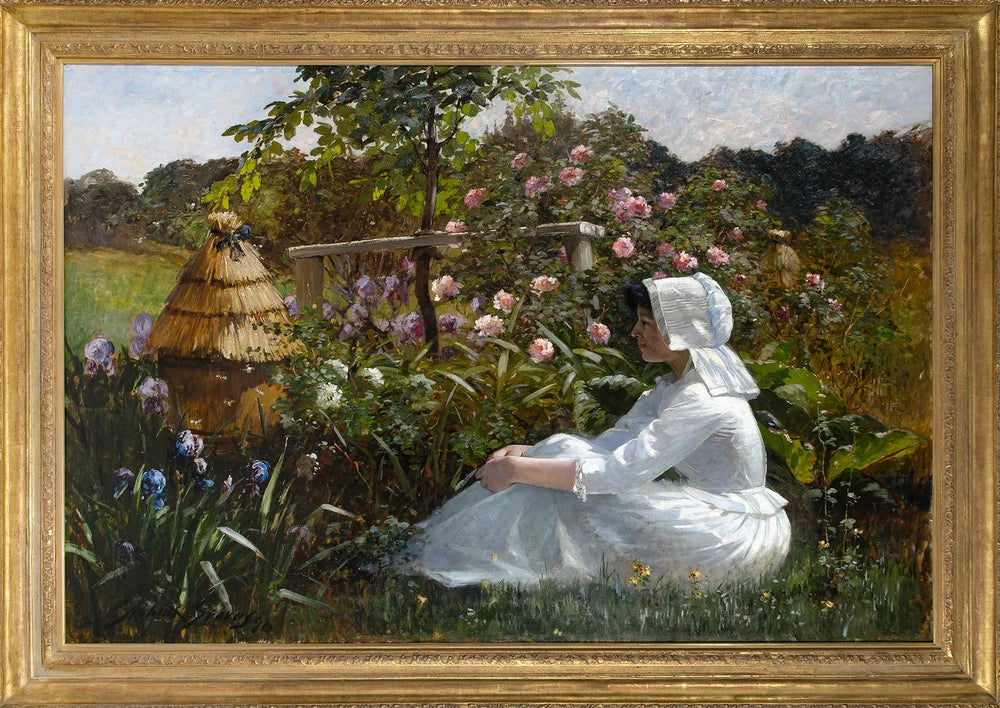 In a Field of Flowers by Abbott Fuller Graves