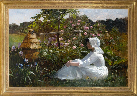In a Field of Flowers by Abbott Fuller Graves