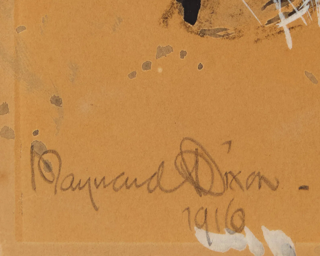 Hunter and Bear by Maynard Dixon