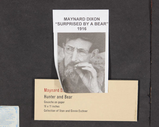 Hunter and Bear by Maynard Dixon