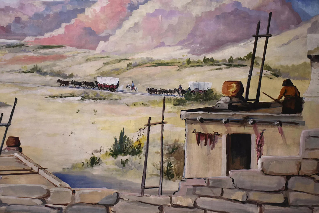 The Santa Fe Trail by Frank Tenney Johnson