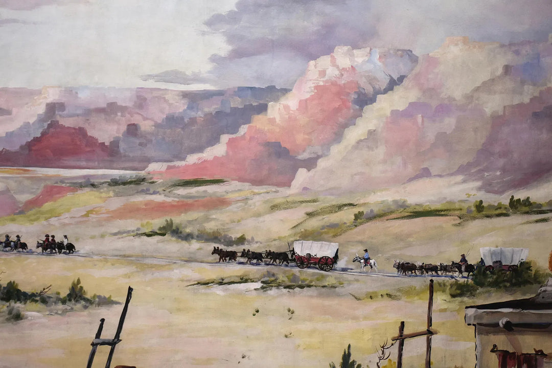 The Santa Fe Trail by Frank Tenney Johnson