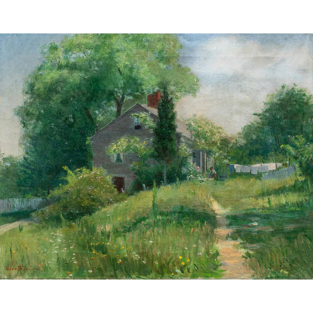 Drying Clothes on a Spring Day by Bert Geer Phillips