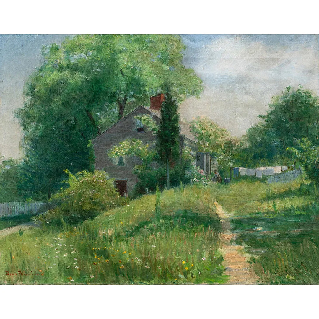 Drying Clothes on a Spring Day by Bert Geer Phillips