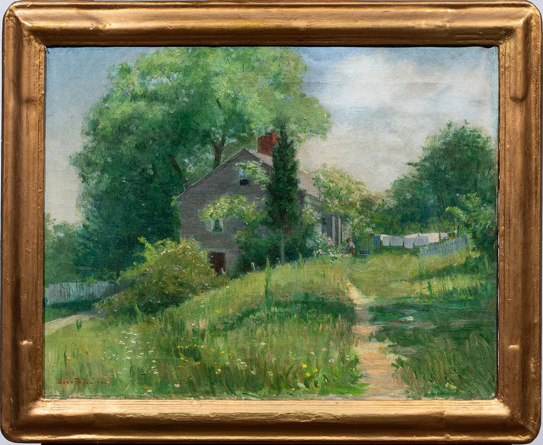 Drying Clothes on a Spring Day by Bert Geer Phillips