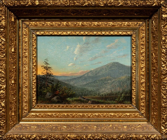 Sunset on the Mountains by Albert Bierstadt